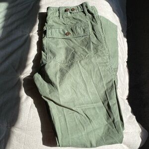 Men’s J Crew Pants 30 x 32 green